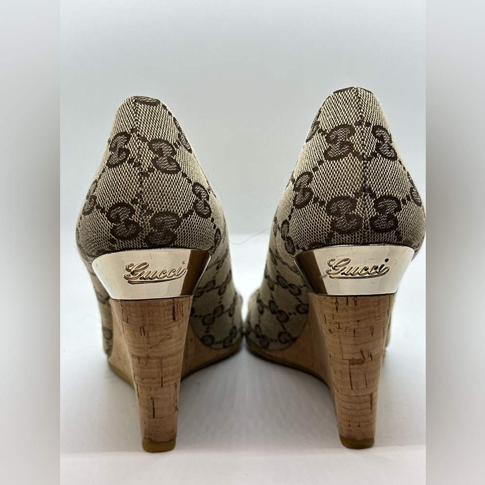 GUCCI WEDGES SZ 8B - Picture 3 of 9
